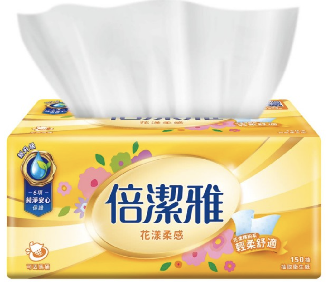 花漾柔感抽取式衛生紙